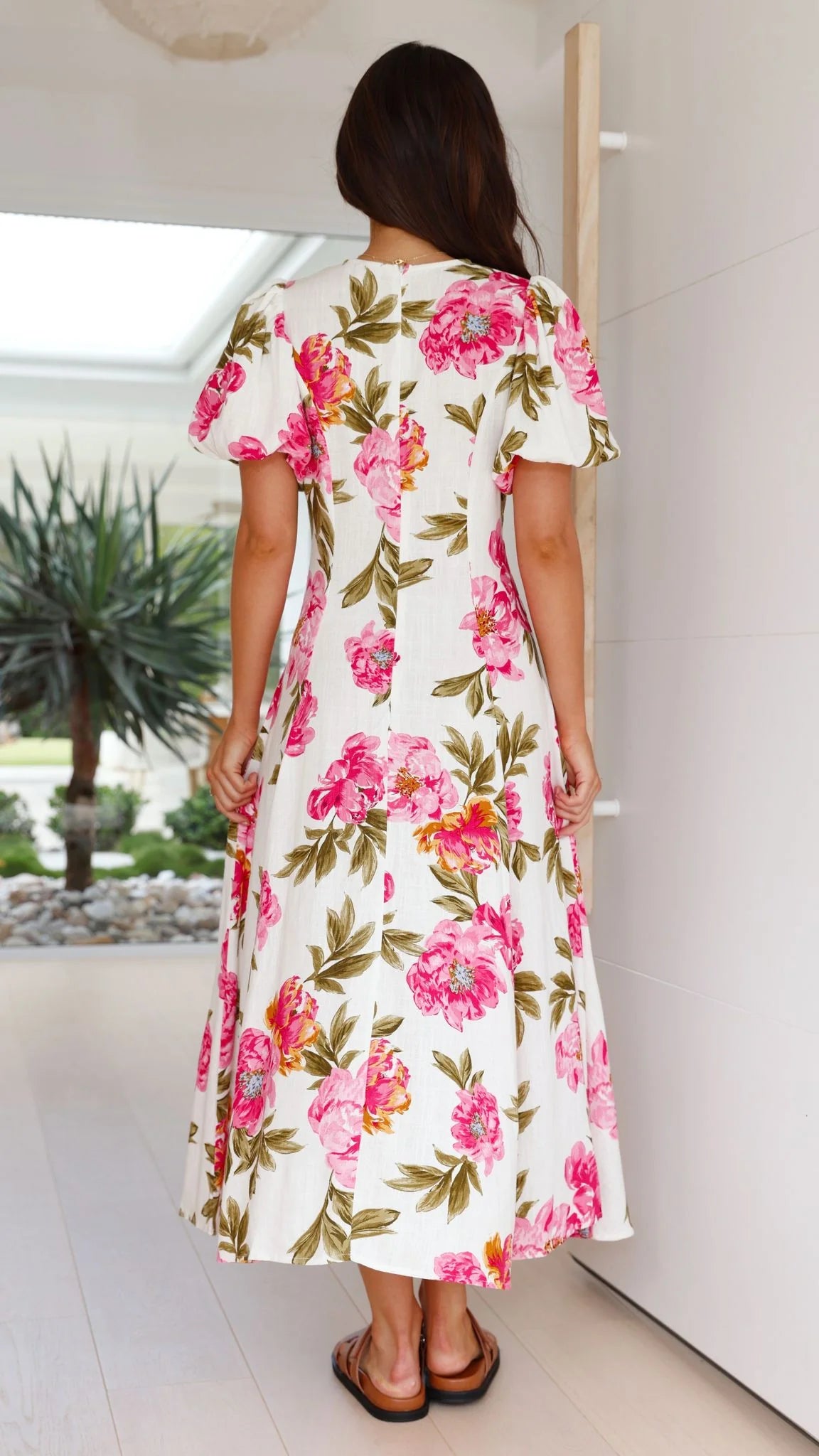 Blaire Midi Dress - Bonita Floral